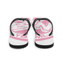 Load image into Gallery viewer, YBNRML Pink/White Flip-Flops