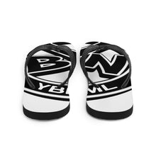 Load image into Gallery viewer, YBNRML White/Black Flip-Flops