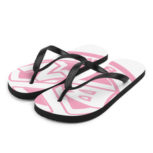 Load image into Gallery viewer, YBNRML Pink/White Flip-Flops