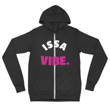 Load image into Gallery viewer, ISSA VIBE Unisex zip hoodie
